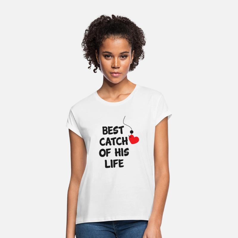 Fishing Couple One Lucky Fisherman Gift For Women