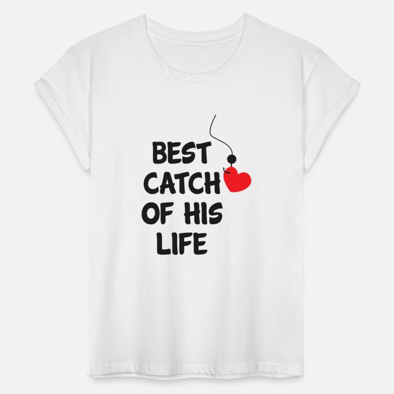 Fishing Couple One Lucky Fisherman Gift For Women