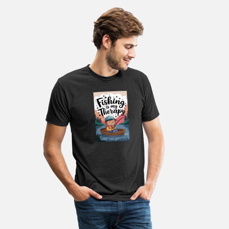Fishing Is My Therapy – Relaxing Fishing Artwork