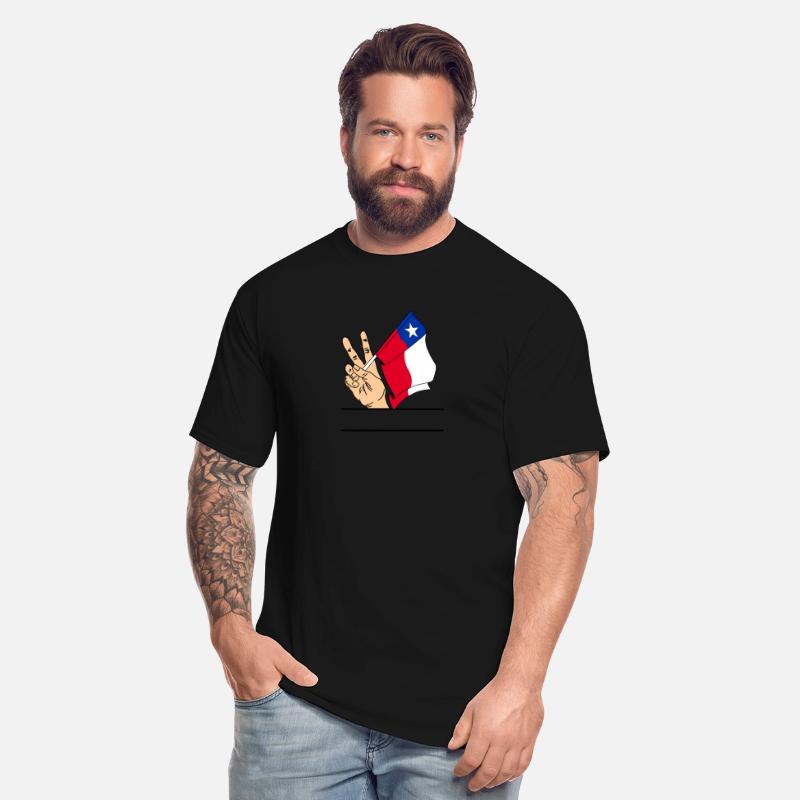 Flag Chile transparent peace sign text space