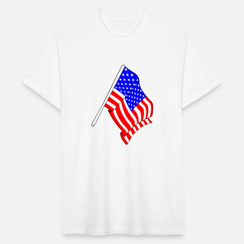 Flag of USA, stars and stripes