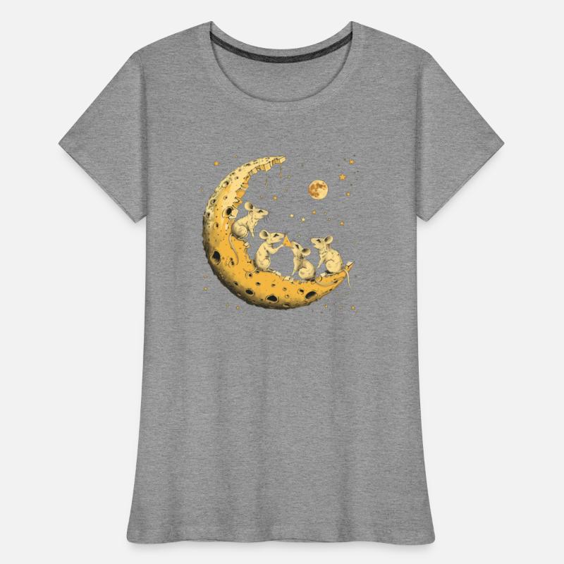 Four Mice on a Cresent Moon of Cheese