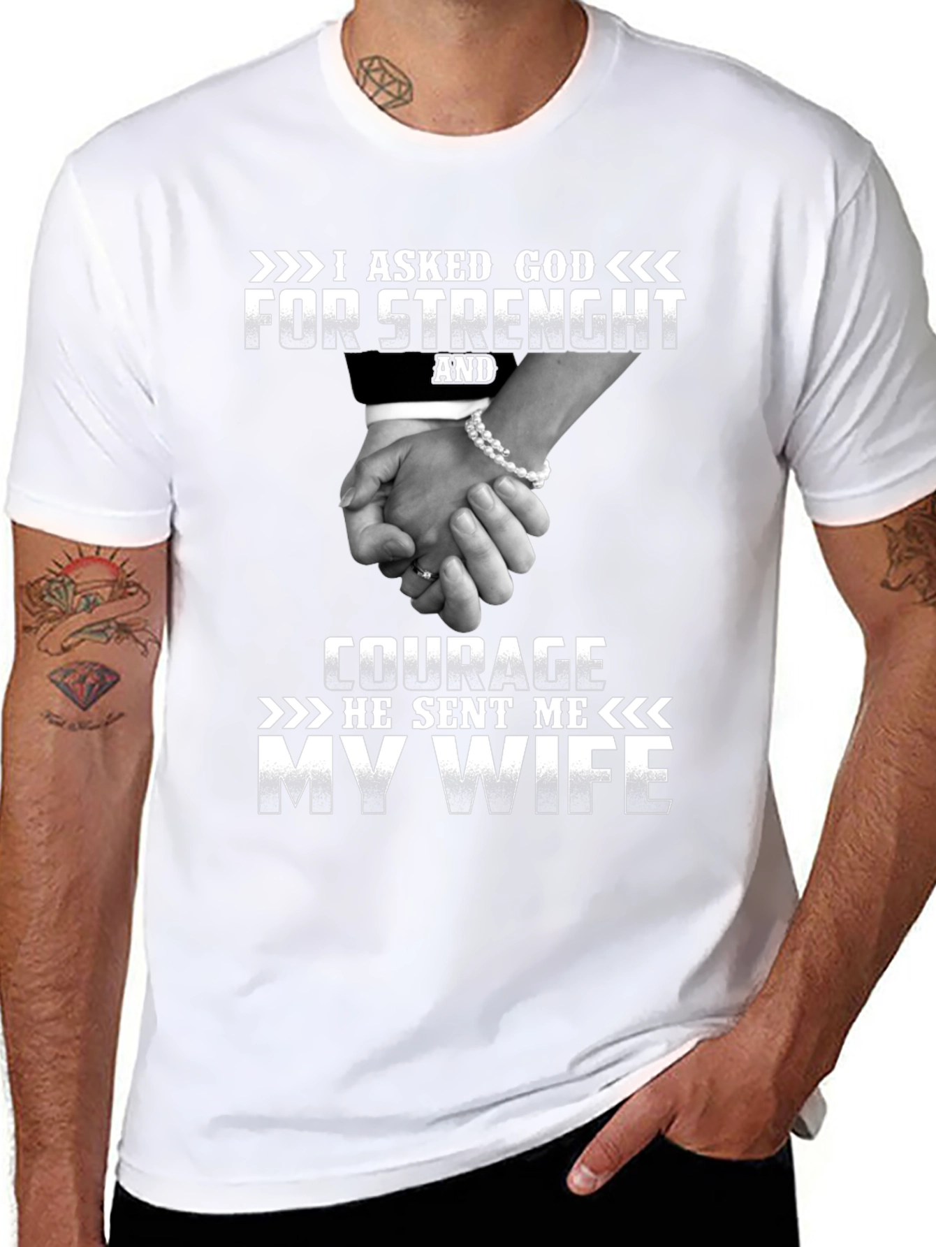 I Asked God For Strength T-Shirt