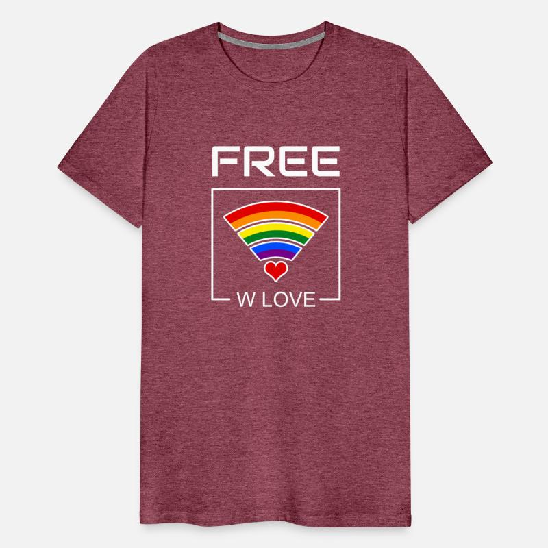 FREE WLOVE wlan sign rainbow colored