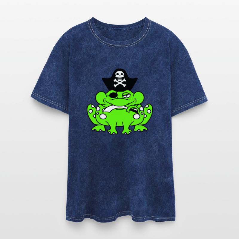 Frog Captain Hat Toad Funny Cool Comic Cartoon Fun