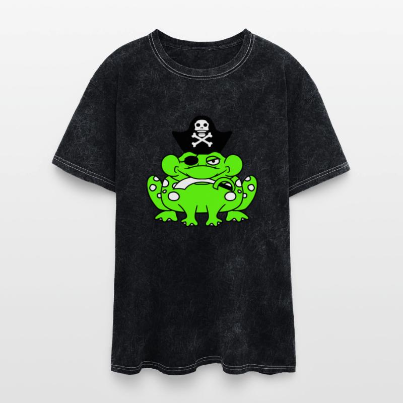 Frog Captain Hat Toad Funny Cool Comic Cartoon Fun