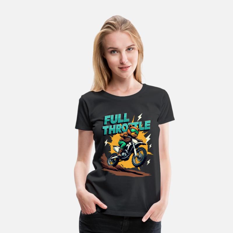 Full Throttle Bear Motocross Motorcycle