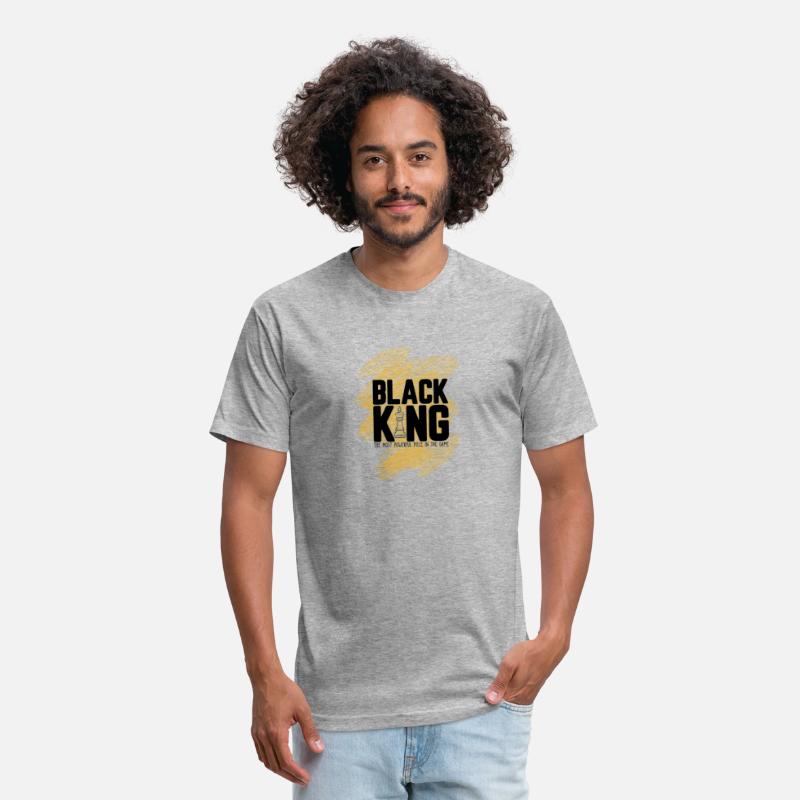 Funny black king the most powerful piece
