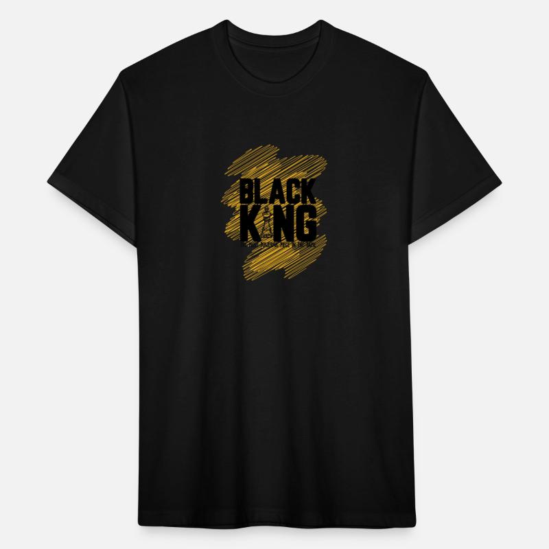 Funny black king the most powerful piece