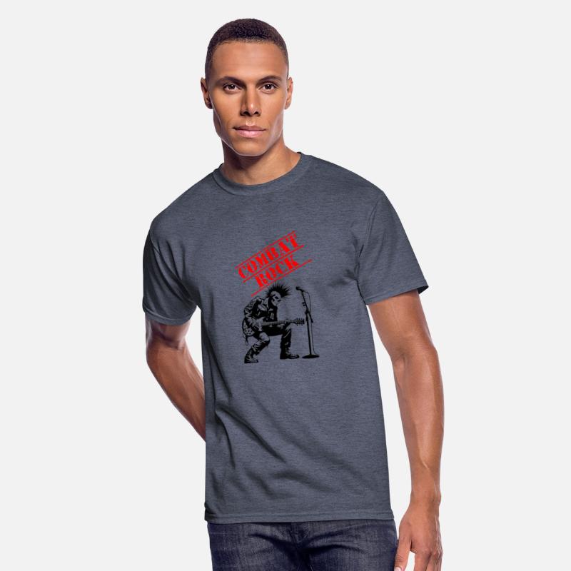 Funny combat rock punk soldier t shirt