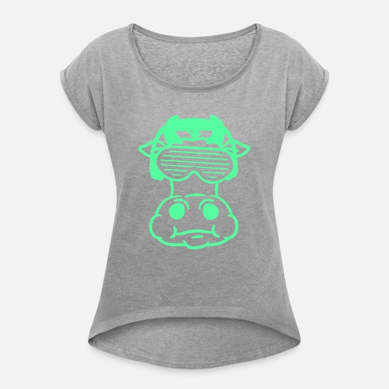 Funny Cool DJ Milk Cow Party Farm Animal Face Head