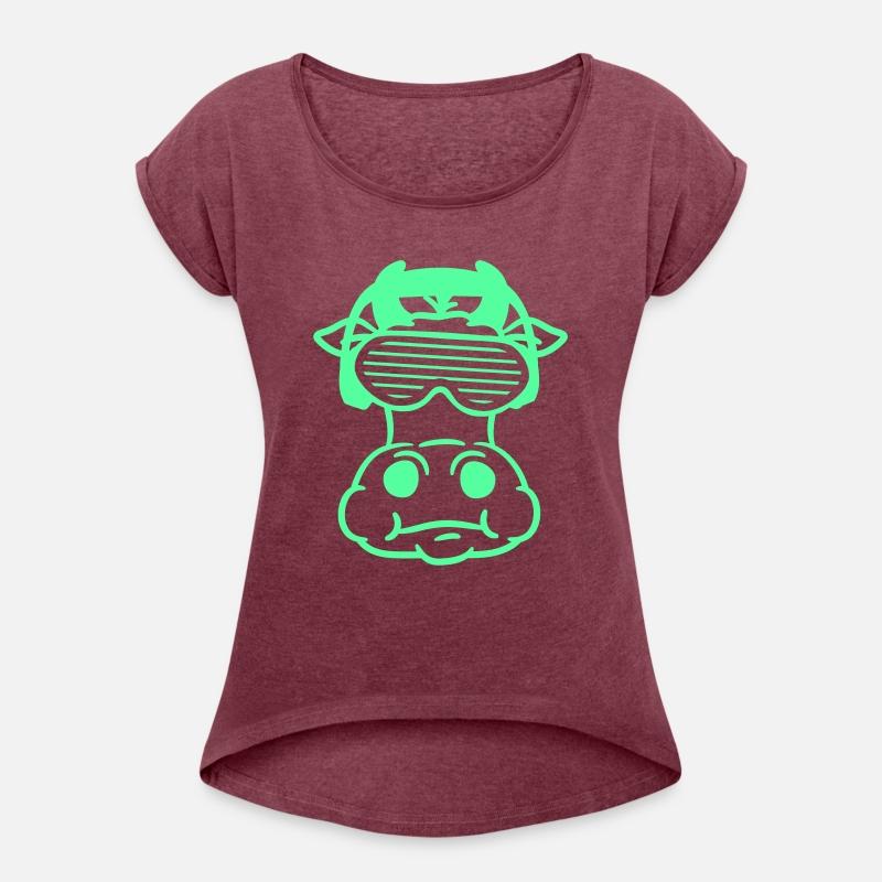 Funny Cool DJ Milk Cow Party Farm Animal Face Head