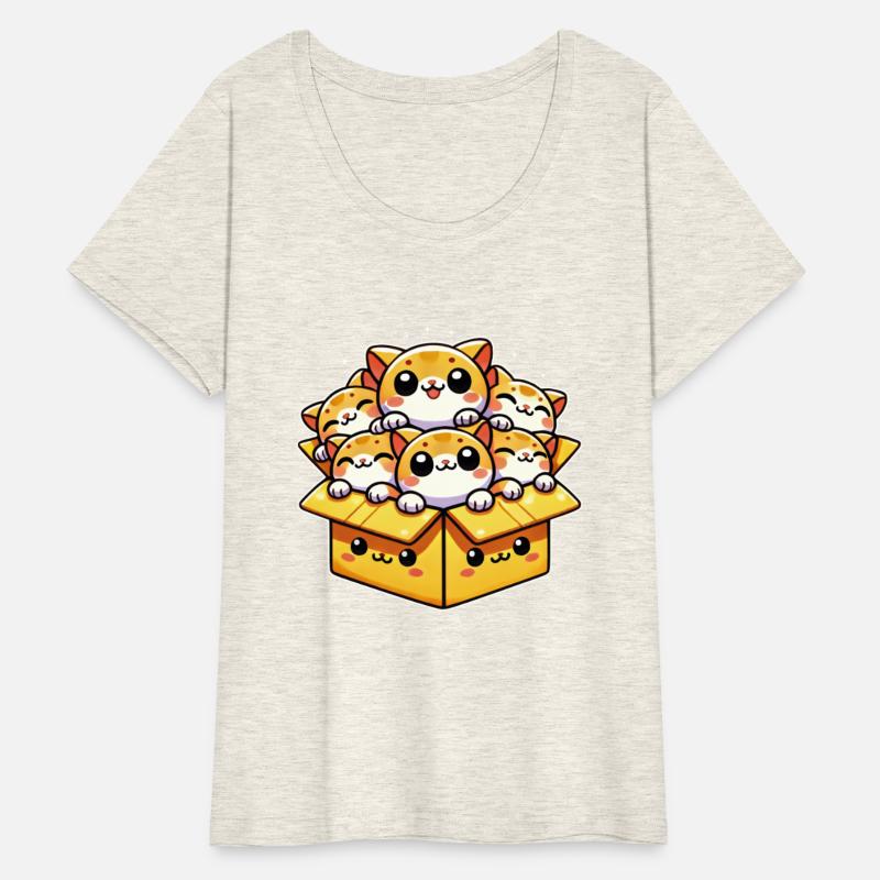 Funny Cute Cat Box Kawaii Kitten Nuggets Animal