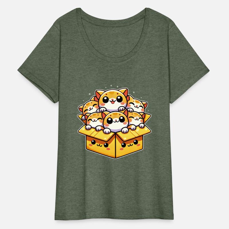 Funny Cute Cat Box Kawaii Kitten Nuggets Animal