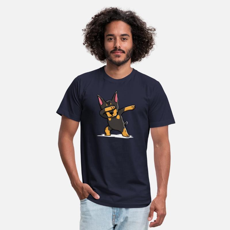 Funny Doberman Dabbing Dog Dab Dance