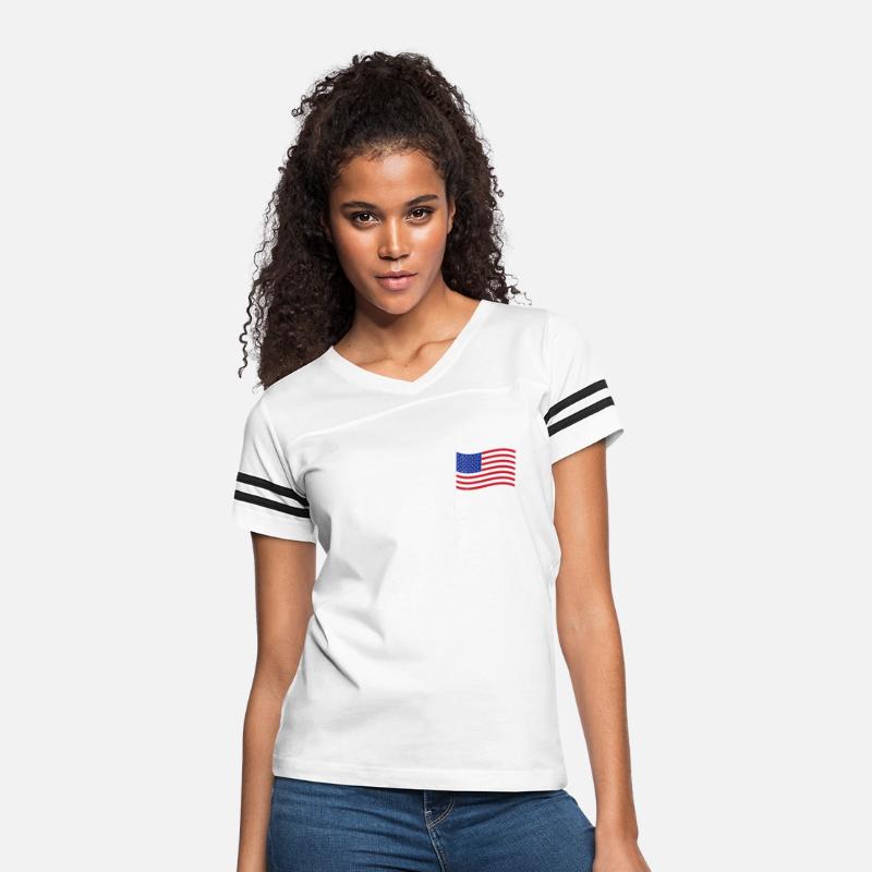 Funny Patriotic Golf Wear USA Flag Golf Cart