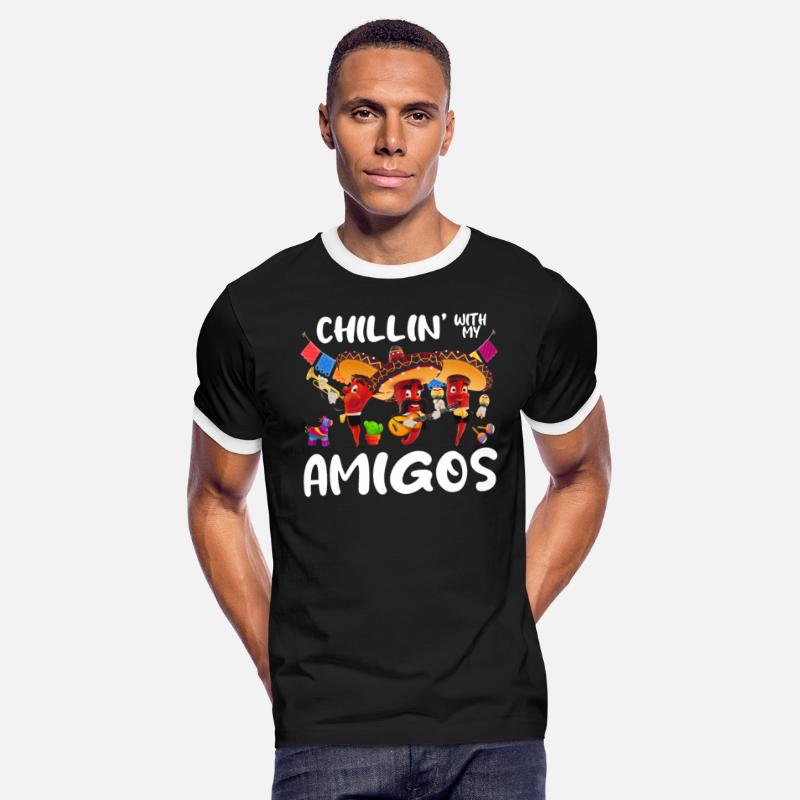 Funny Quote Saying "Chillin´with my Amigos" Mexico