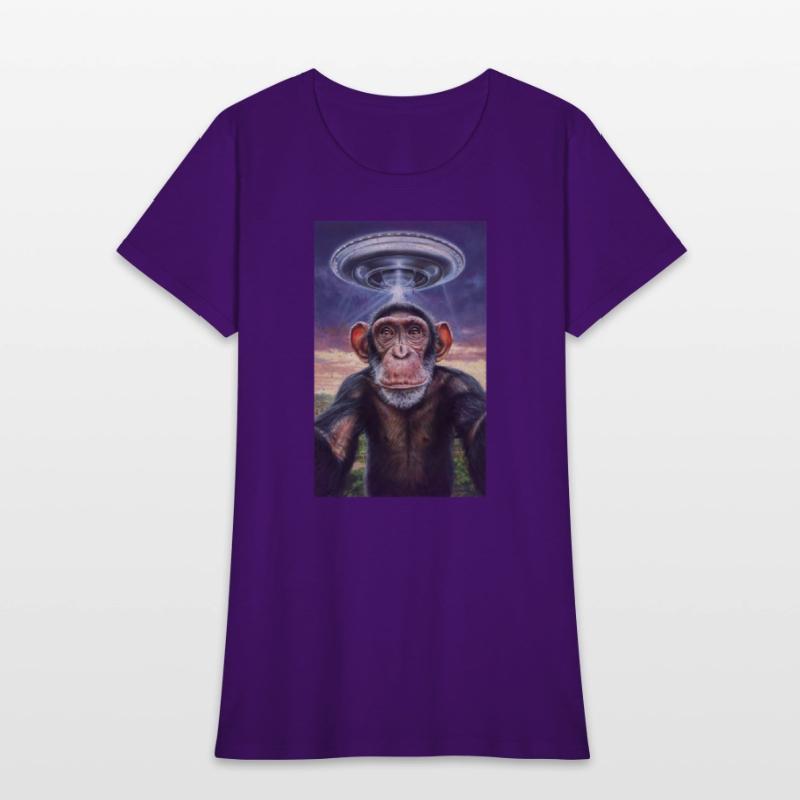 FUNNY SELFIE MONKEY WITH ALIEN