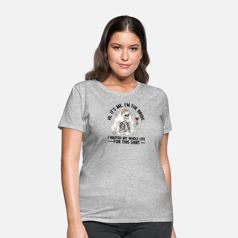 Funny Skeleton Bride Finally getting Married Shirt