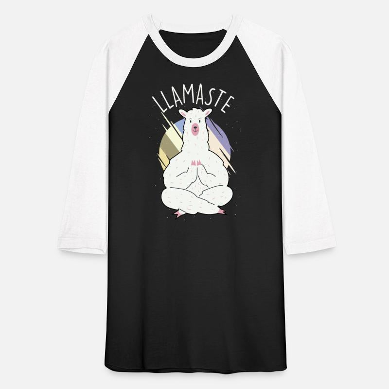 Funny yogi print Lama Peace makes yoga hippie