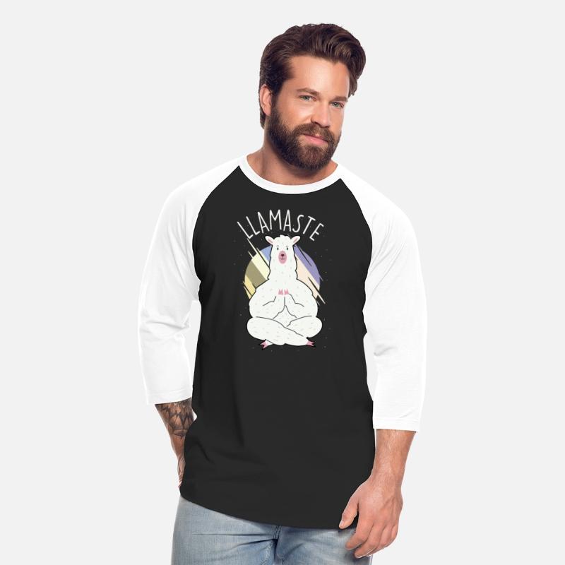 Funny yogi print Lama Peace makes yoga hippie