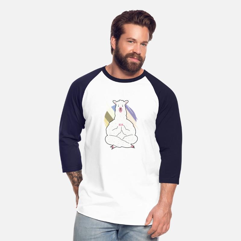 Funny yogi print Lama Peace makes yoga hippie