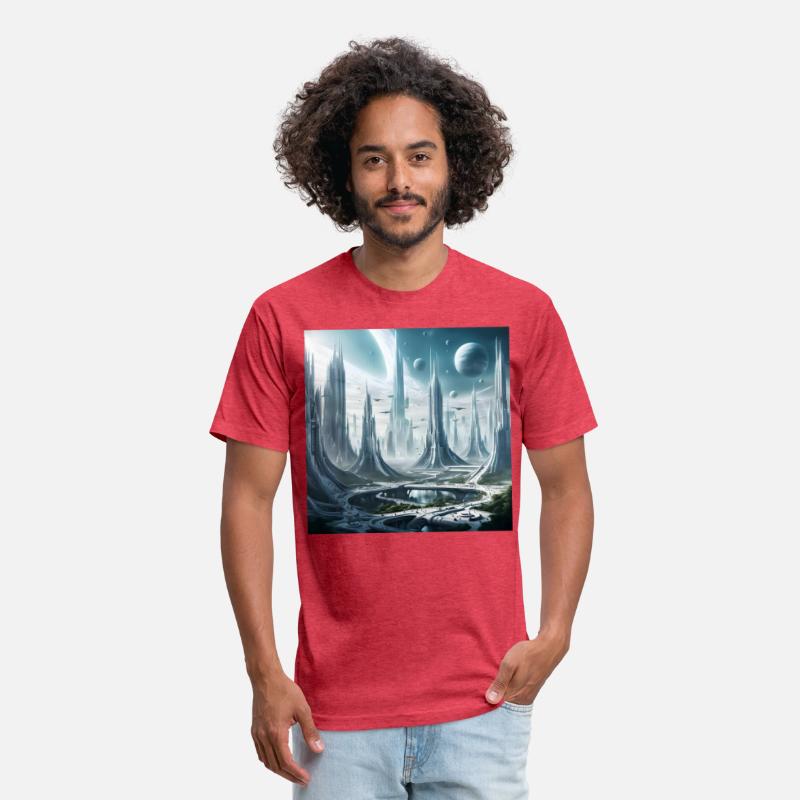 Futuristic Space Cityscape Design