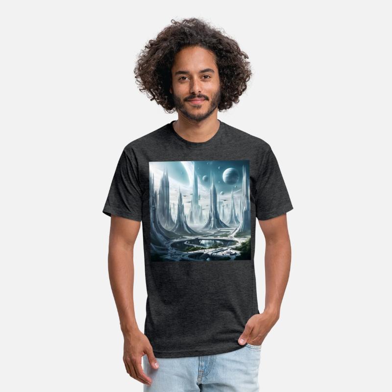 Futuristic Space Cityscape Design