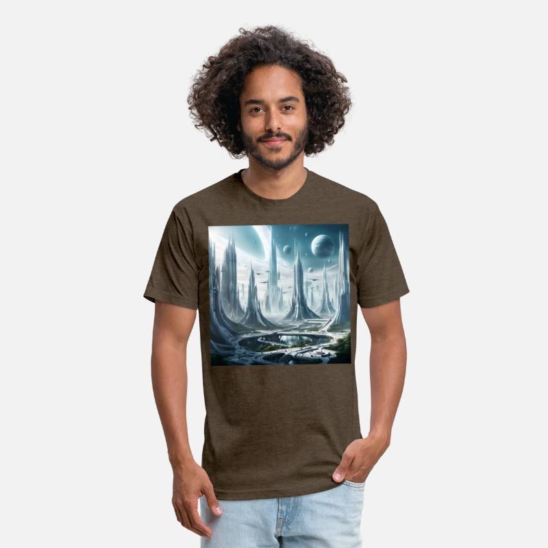 Futuristic Space Cityscape Design