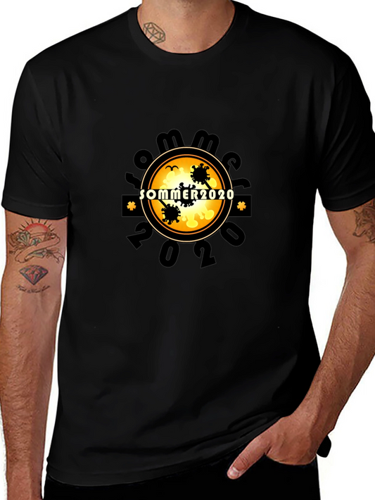 Summer 2020 Graphic Black T-Shirt