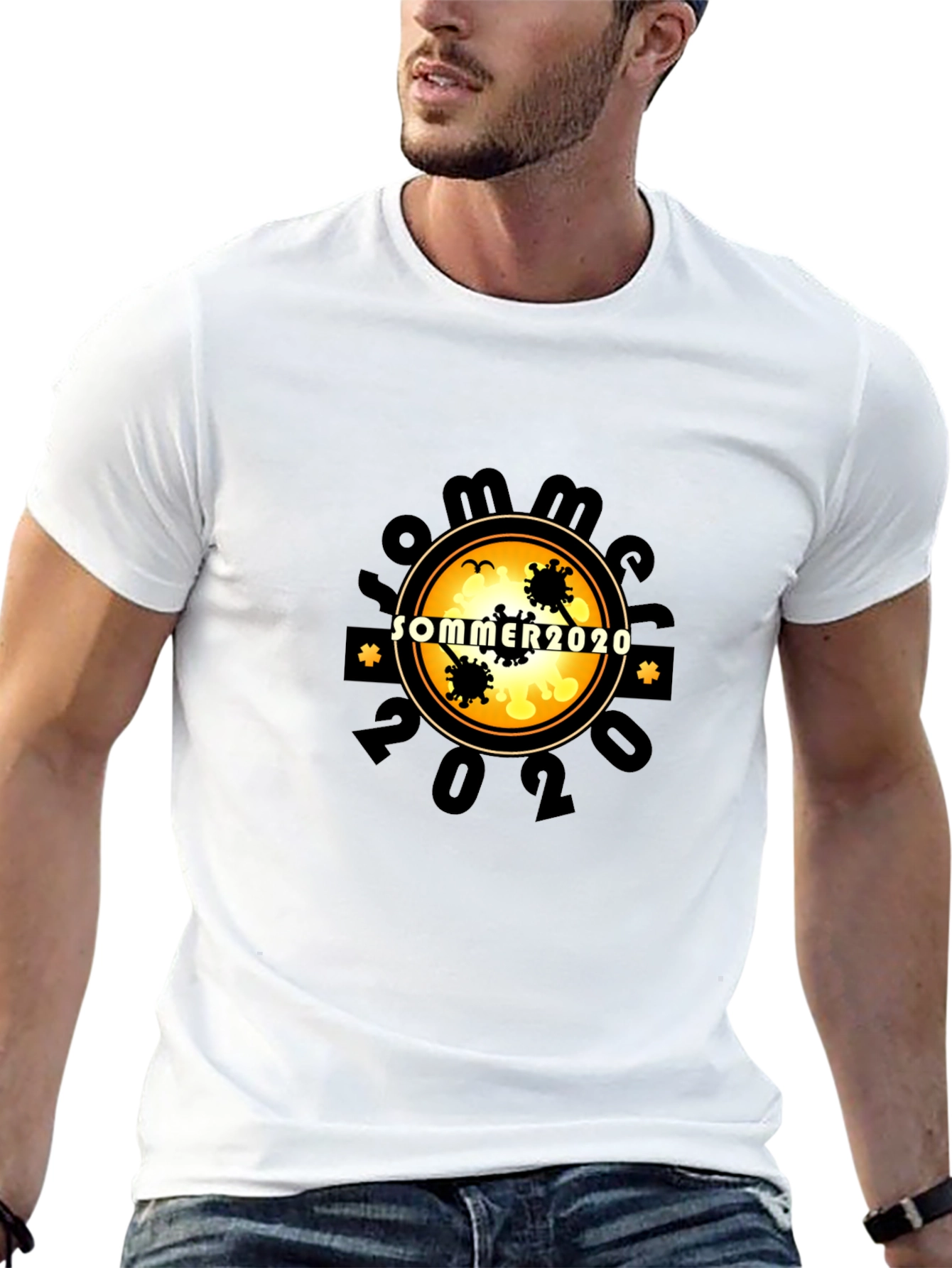 Summer 2020 Graphic Black T-Shirt