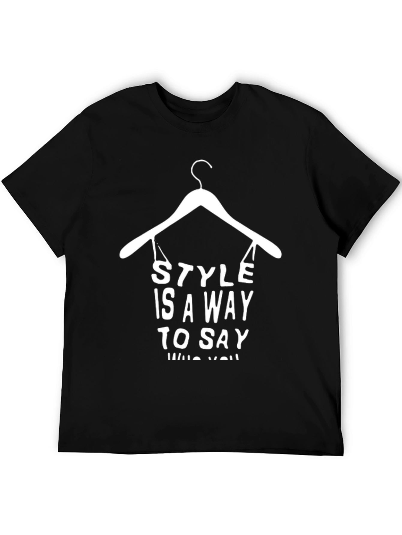 Style Statement Black Graphic Tee