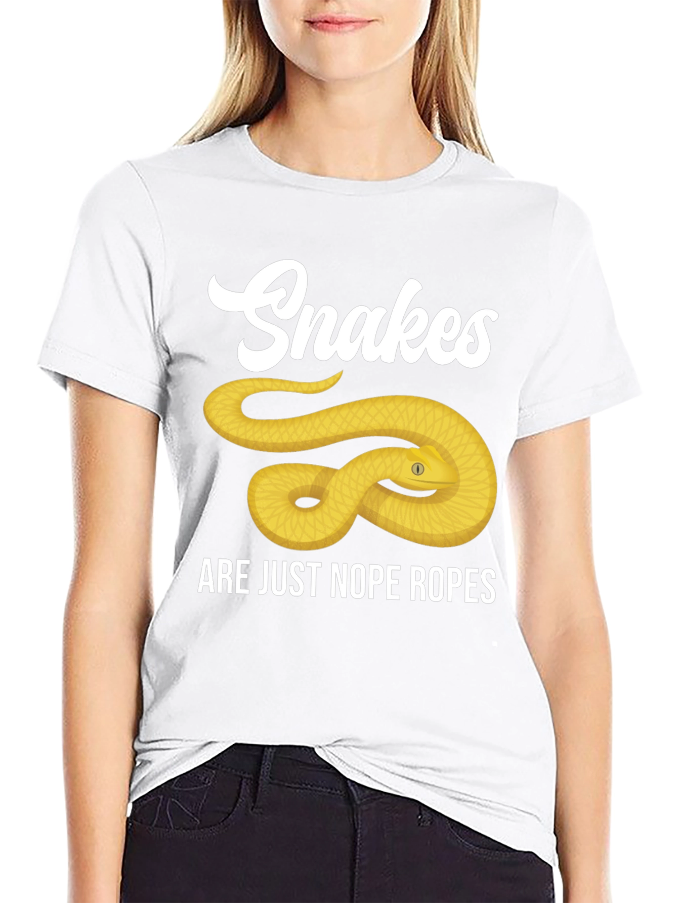 Snakes Nope Ropes Graphic Tee