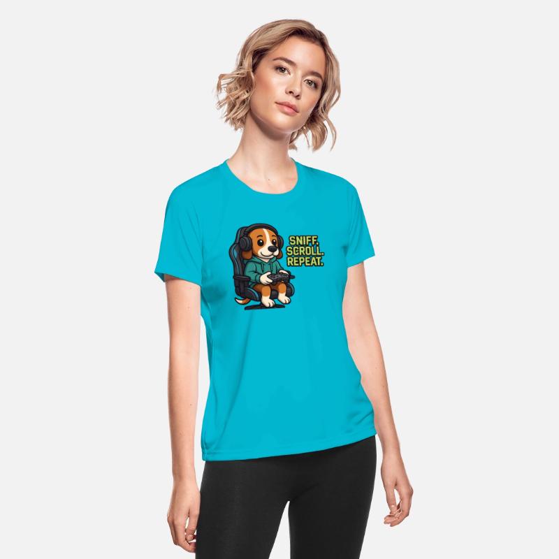 Gaming Beagle Cartoon Hoodie Gamer Dog Design