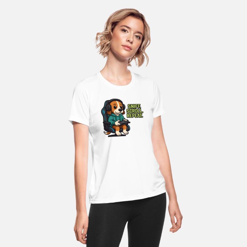 Gaming Beagle Cartoon Hoodie Gamer Dog Design