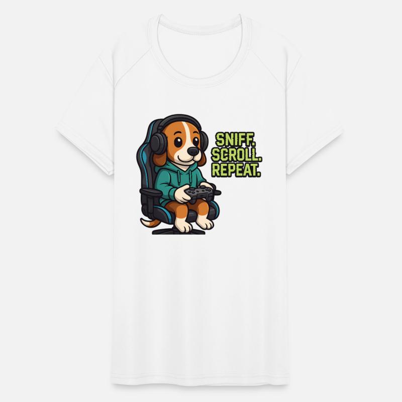 Gaming Beagle Cartoon Hoodie Gamer Dog Design