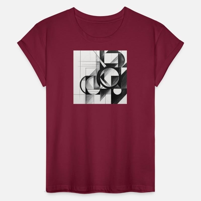 Geometric Black and White Abstract Art