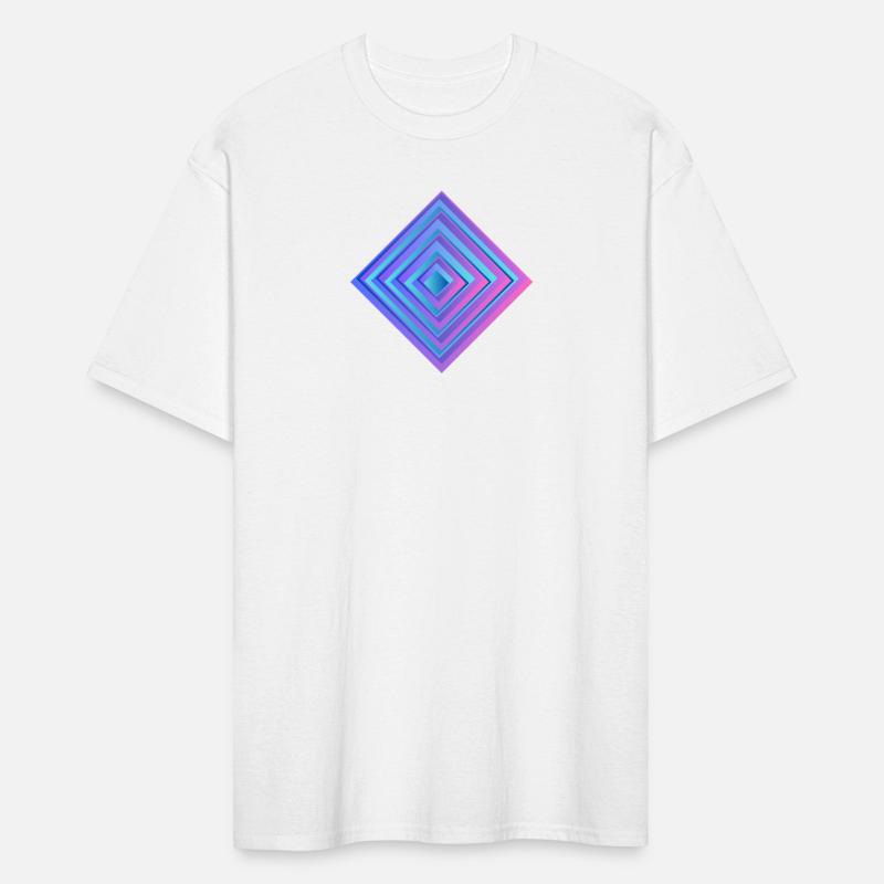 Geometric Neon Square Pattern