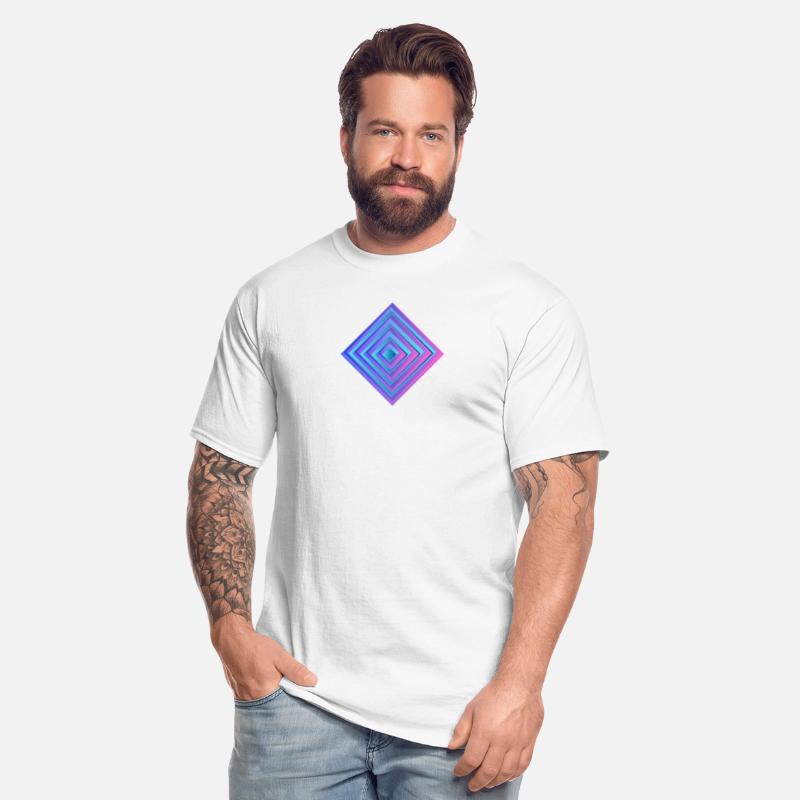 Geometric Neon Square Pattern