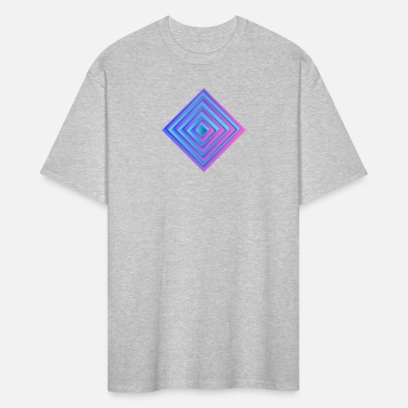Geometric Neon Square Pattern