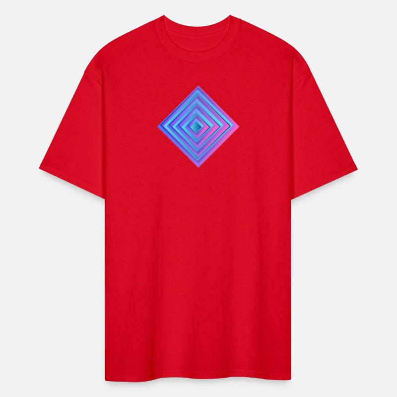 Geometric Neon Square Pattern