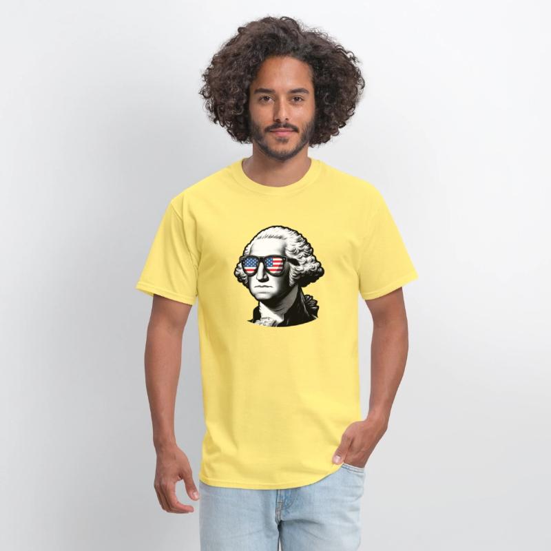 George Washington in USA shades