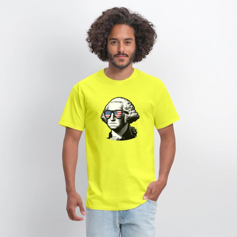 George Washington in USA shades