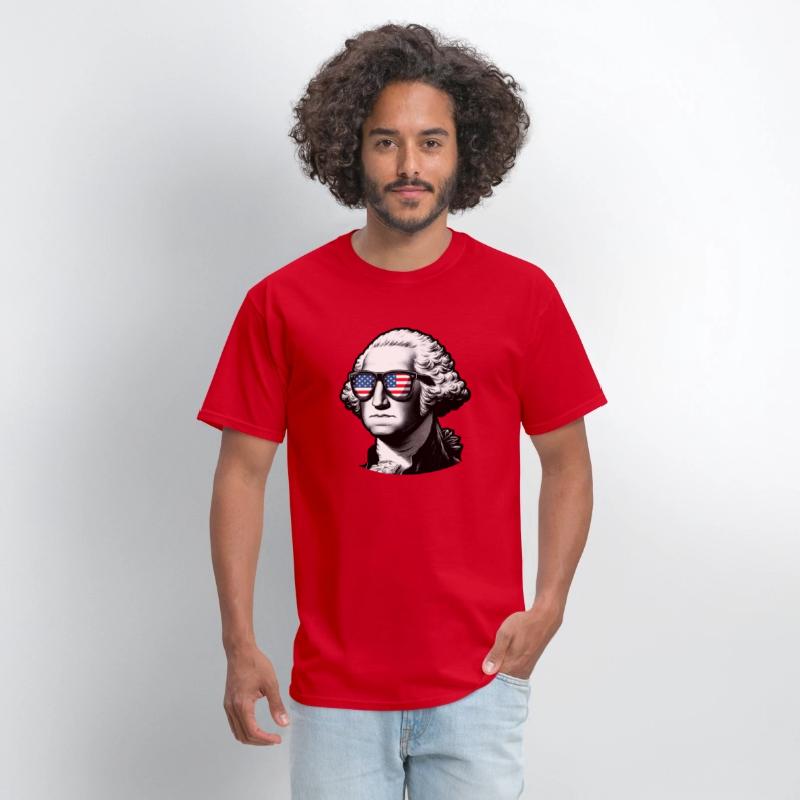 George Washington in USA shades