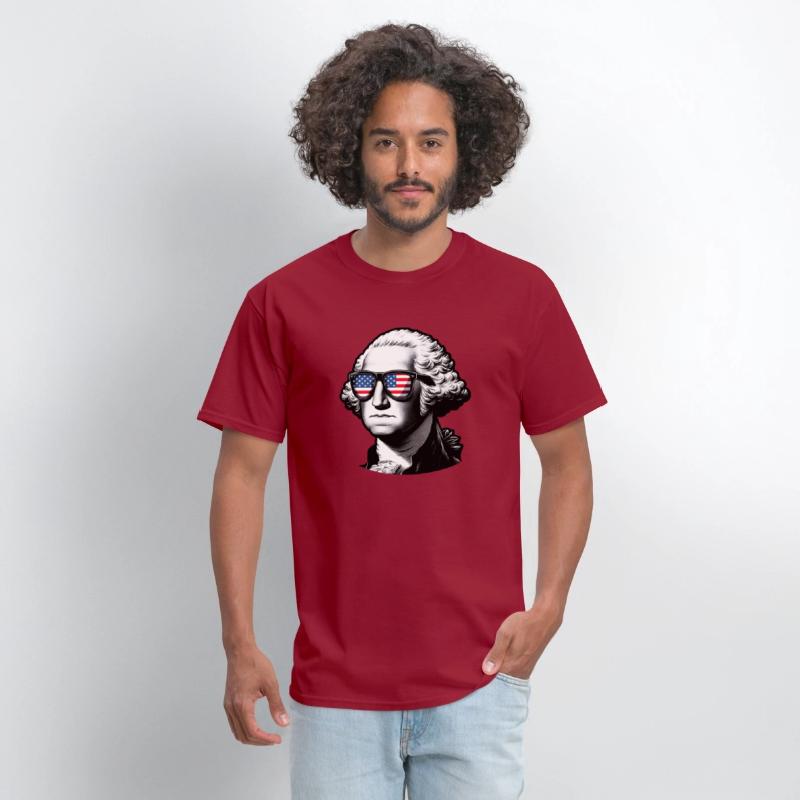 George Washington in USA shades