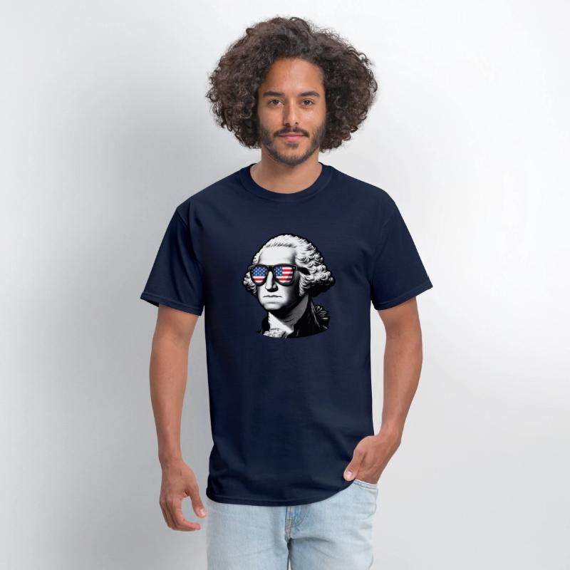 George Washington in USA shades