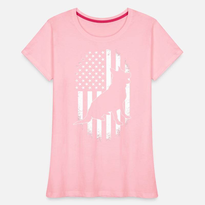 German Shepherd 4th July American Flag Dog Lovers