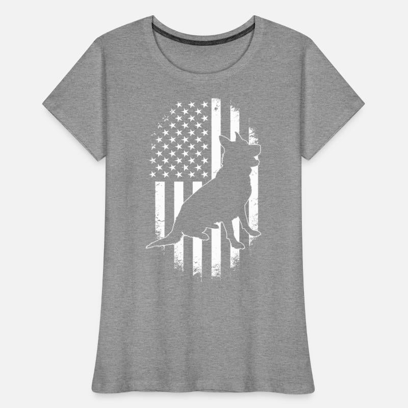 German Shepherd 4th July American Flag Dog Lovers