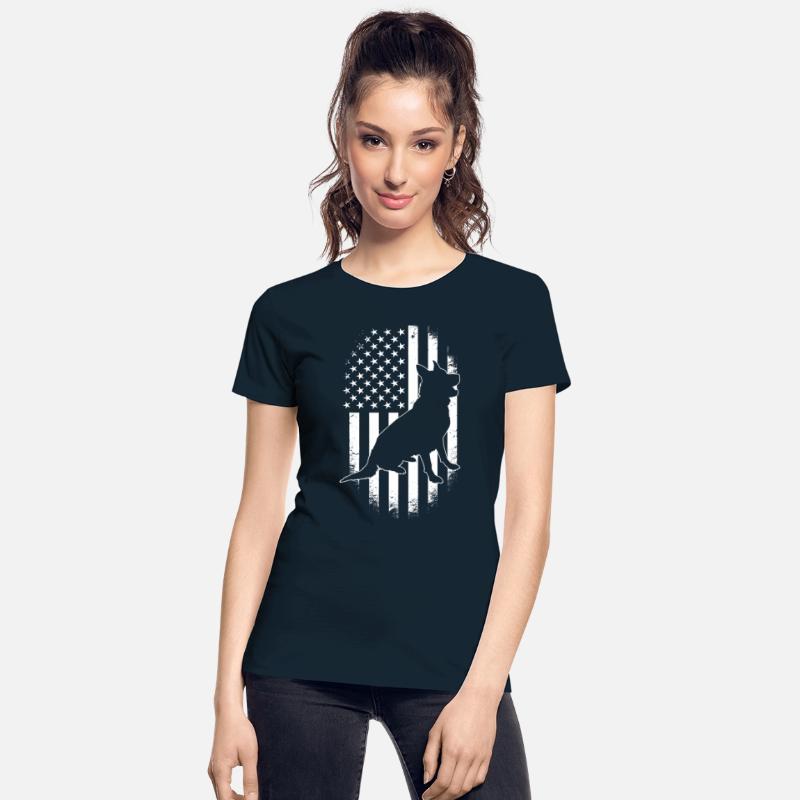 German Shepherd 4th July American Flag Dog Lovers
