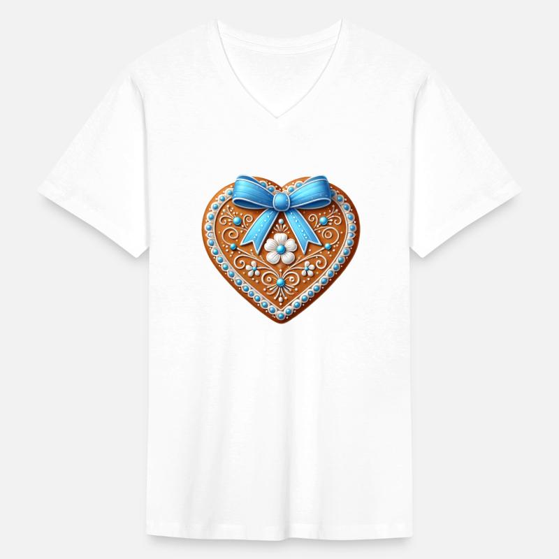 Gingerbread heart: Sweet tradition and love united